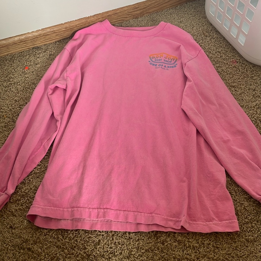 Pink Ron Jon sweatshirt